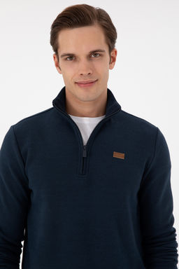 Мужской темно-синий базовый свитшот Неожиданная скидка в корзине - U.s. polo assn фото 9