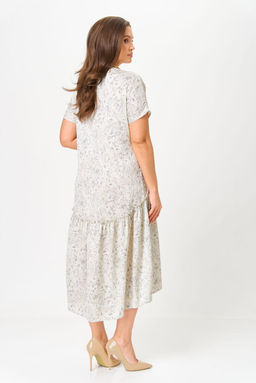 Платье Svetlana Style 2217 молочный+принт