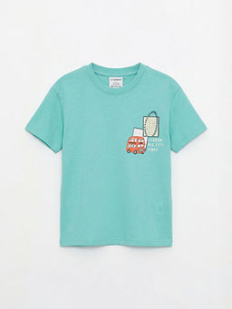 London Bask?l? Erkek ?ocuk Penye Ti??rt