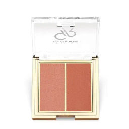 Golden Rose Румяна ICONIC BLUSH DUO 02 Peachy Coral