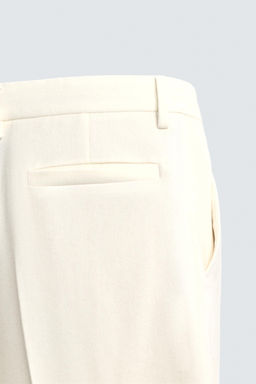 LIMITED EDITION FLANNEL PLEATED TROUSERS - Zara фото 10