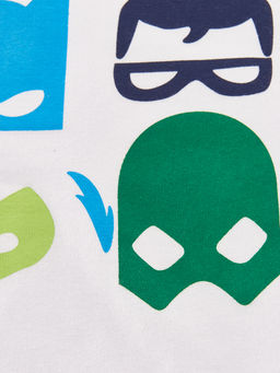 Пижама для мальчика UD 1152 белый/бирюза