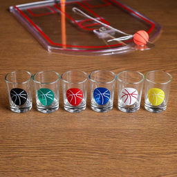 Игра «Пьяный баскетбол», 6 стопок, 30×22 см