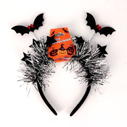 Карнавальный ободок на Хеллоуин «Летучая мышь»