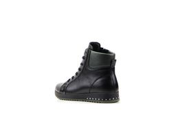 Ботинки EDART 311.omega2bl.black+green/мех