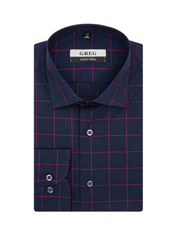 Сорочка мужская длинный рукав GREG 265/117/3498/Z STRETCH  фото 2