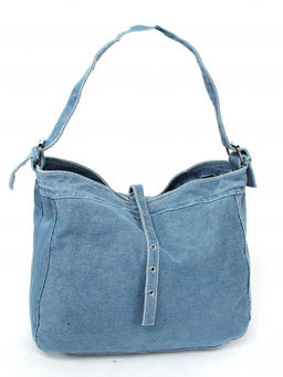 Сумка женская текстиль JN-76-8182, 1отд, плечевой ремень, голубой jeans SALE 261811