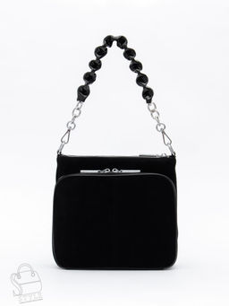 Сумка женская кожаная 2378YF black Polina&Eiterou