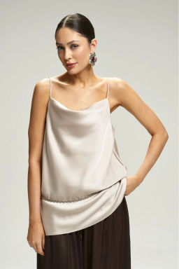 Топ на тонких бретелях Champange