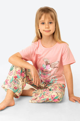 Хлопковая пижама для девочки Happy Fox  фото 6