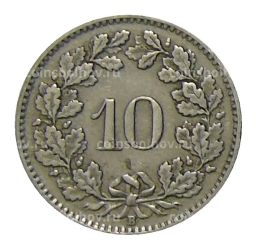 10 раппенов 1927 года Швейцария