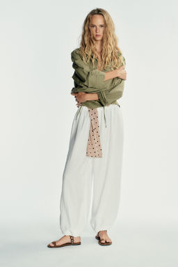 FLOWING BALLOON TROUSERS - Zara фото 9