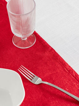 Дорожка настольная, 40х160 см, бархат, красная, Luck gift - Anna lafarg фото 6