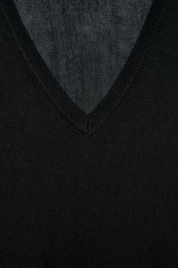 JERSEY PUNTO ESCOTE PICO / Negro - Zara фото 8