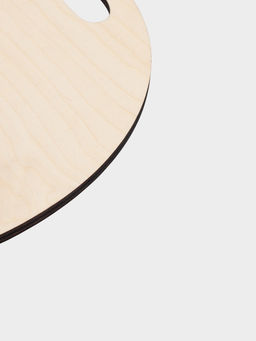 Доска разделочная сувенирная Дарим Красиво «Символ года. С новым годом», d=25.5 см, дерево, разноцветная