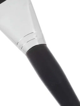 Kristaller Кисть макияжная для нанесения тона и масок плоская округлая, черный, 17 см