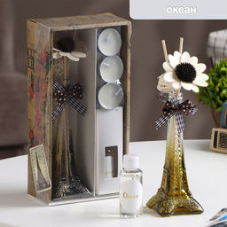 Набор подарочный Париж (диффузор и свечи) океан, Богатство Аромата  фото 8