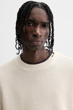 TEXTURED COTTON BLEND SWEATER - Zara фото 17