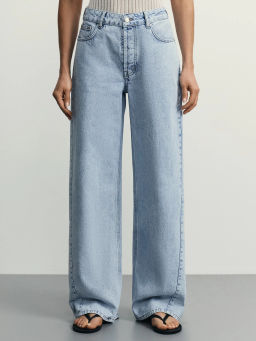 Джинсы wide loose со средней посадкой / Zarina  фото 2