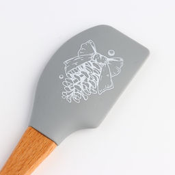 Набор для выпечки новогодний Олененок: формочка, силиконовая лопатка