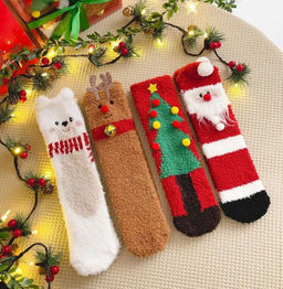 BK936 Подарочный набор: носки 4 пары, коробка, пакет МУЛЬТИЦВЕТ