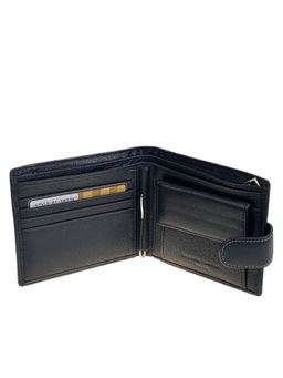 Портмоне мужское из натуральной кожи , цвет черный - Greta фото 2