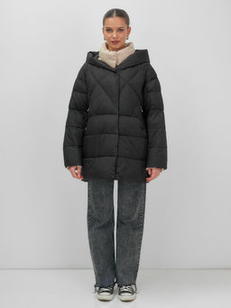 Куртка зимняя HaiLuoZi женская черная утеплитель 200 г/м² - Mtforce фото 3