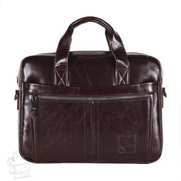Портфель мужской кожаный 11020Z brown Zinimsk  в Новосибирске