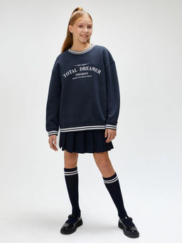 ACOOLA / Джемпер детский для девочек Amesha темно-синий