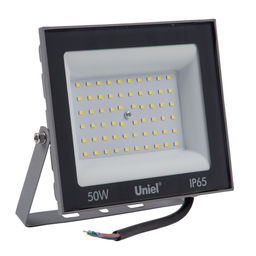 ULF-F23-50W/6500K IP65 160-240V GREY Прожектор светодиодный. Дневной свет (6500K). Корпус серый. TM Uniel