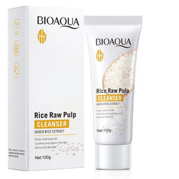 BIOAOUA , Пенка для умывания с экстрактом риса Rice Raw Pulp, 100 гр. - Bioaqua фото 2