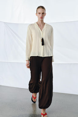 ZW COLLECTION STRIPED SHIRT - Zara фото 11