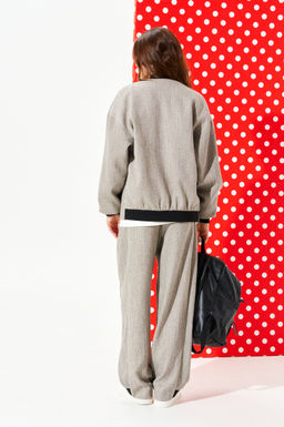 костюм женский 2-х предметный (бомбер + брюки) - Elletto фото 4