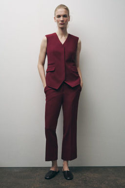 ZW COLLECTION MINI FLARE TROUSERS