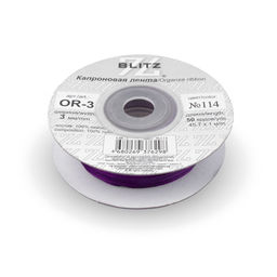 Лента капроновая 3 мм ( 1/8 ) BLITZ OR-3 45.7 м  0.5 м СК/Распродажа