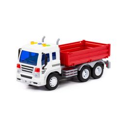 Сити, автомобиль бортовой инерционный (со светом и звуком) (красный) (в коробке) - Полесье фото 2