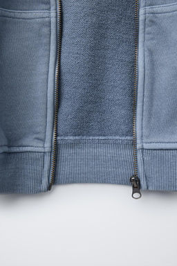 FADED-EFFECT HOODIE - Zara фото 4