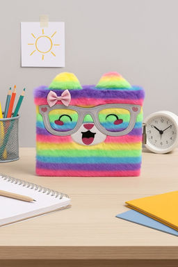 Блокнот плюшевый Rainbow mood (15*21 см)