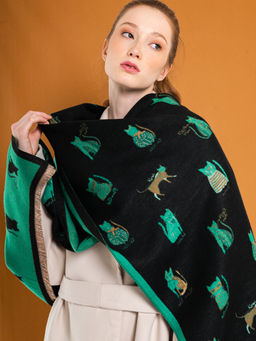 В составе шерсть! Палантин двусторонний - Tantino фото 9