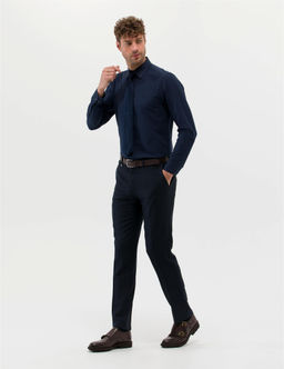 Lacivert Slim Fit Klasik Pantolon - Pierre cardin фото 3