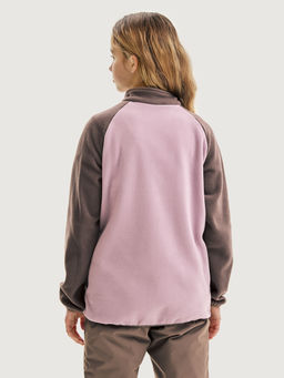 Кофта 4т10424 орхидея/кофе