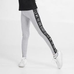 CRB wear/CWJG 70130-11-296 Брюки модель леггинсы для девочки, светло-серый меланж/Ex.Cherubino  фото 3