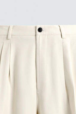 LIMITED EDITION VISCOSE PLEATED TROUSERS - Zara фото 8