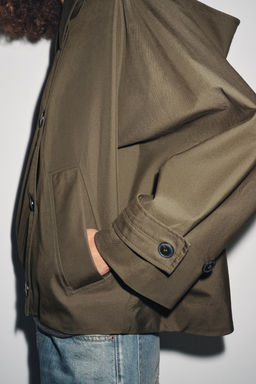 ZW COLLECTION WATER-REPELLENT TRENCH COAT - Zara фото 4