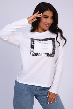 Футболка 55062 с дл. рукавом - Натали фото 12