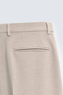 SLIM FIT SUIT TROUSERS - Zara фото 9