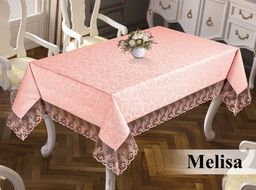 Скатерть EFOR MELISA 160*300 прямоугольная пудровый  фото 2