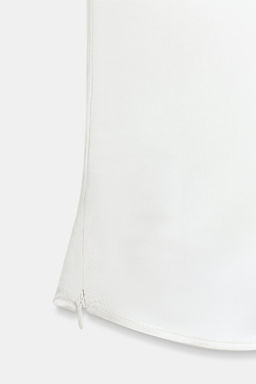 TOP SATINADO BOTONES LATERALES / Blanco roto - Zara фото 7