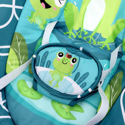 Музыкальная кресло-качалка для новорожденных, цвет бирюзовый - Simaland фото 7