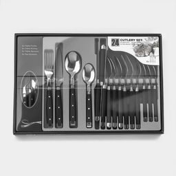 Столовые приборы Аппетит, 24 предмета, нержавеющая сталь, цвет ручек чёрный - Simaland фото 5